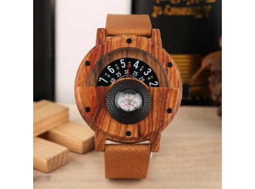 Dřevěné hodinky - BOBO BIRD Indiana